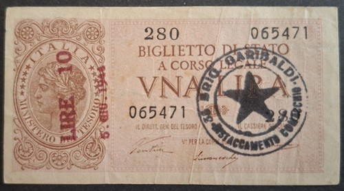 Banconota buoni partigiani - buoni,