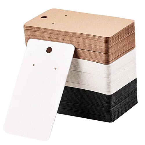 100pcs retro orecchino carte - orecchino,