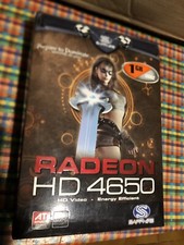 Radeon HD 4650 Sapphire AGP 1GB DDR2 DVI Full Working Order