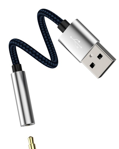 Adattatore usb cuffie aux - usb, su
