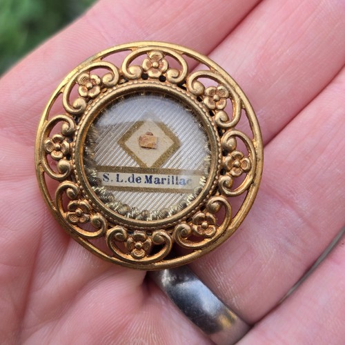 Antique reliquary pendant - antique,