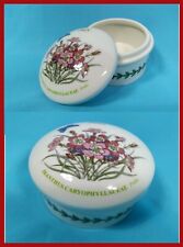 Portmeirion Botanic Garden portagioie in porcellana scatola soprammobili vintage