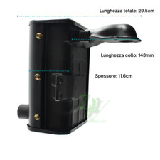 MARMITTA SILENZIATORE MOTORE YANMAR KAMA VULCAN ZANETTI E VARI L100 LA186