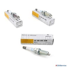 Kit 3 Candele Accensione Originali Renault Clio IV Capture Dacia 0.9 1.2 TCe