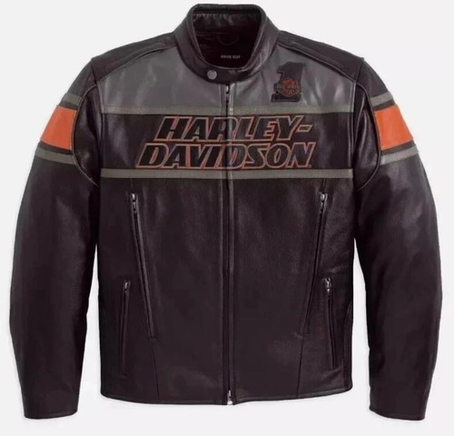 Harley men black - men, cowhide