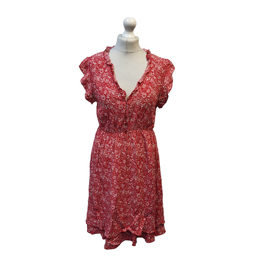 Kapricot abito rosso scollo - scollo, a