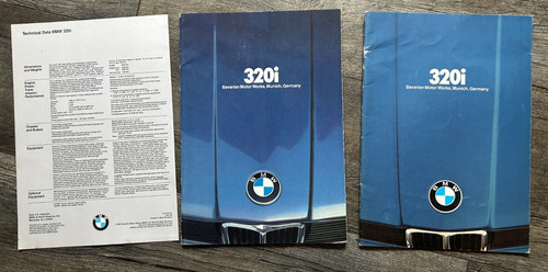 Bmw 320i brochure 1980 - bmw,