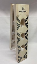 Pupitre in legno Ferrari porta bottiglie di vino da 6 posti 61x13,5x9,5 cm