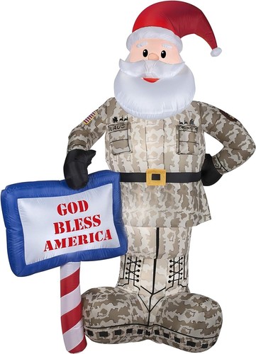 Babbo natale militare - natale,