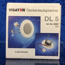 ►VISATON DL 5◄ALTOPARLANTE DA SOFFITTO INCASSO 8 OHM NUOVO NEW UFFICIO NEGOZIO