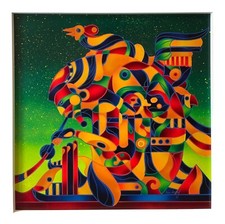 Kino Mistral - Il Grande Suonatore Di Flauto - Opera Su Tela - 60x60