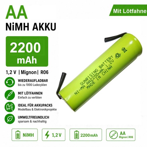 Nimh 2200 mah 2 v - 2200,