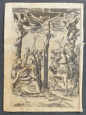 stampa antica crocifissione
