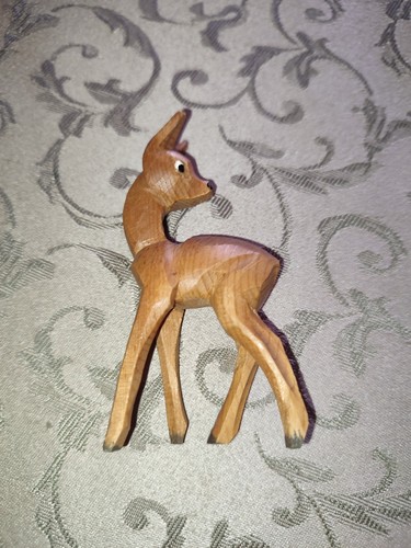 Cerbiatto legno intagliato val - intagliato,