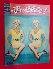 FOLLIE ! RIVISTA DI COSTUME # 3 DE 1954 MARILYN MONROE  E TANTO ALTRO