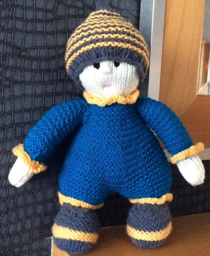 First cuddly doll - first,