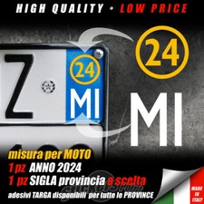 Adesivi per targa moto sigla - 2,