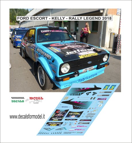 Decals ford escort mk - 1:24,