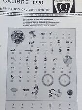OMEGA 1220 MEGASONIC Movement