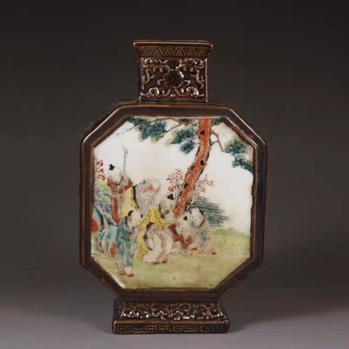 Vaso piatto qing guangxu - piatto,
