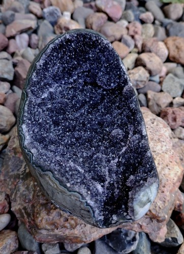 Cristallo geode ametista - cristallo, viola
