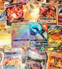 Lotto 30 CARTE Pokemon Con Ultra Rare GARANTITE✨(VINTAGE/GX/VMAX/V/EX/Charizard)