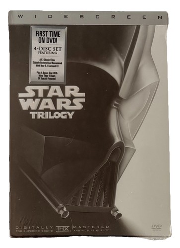 Star wars trilogy disc - star, dvd