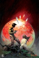 Frank Frazetta Pianeta Rosso
