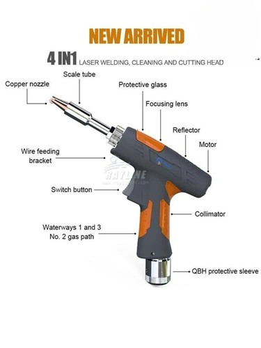 Saldatore laser fibra - laser,