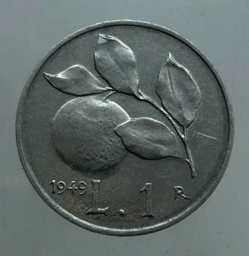 Lira arancia 1949 - 1,