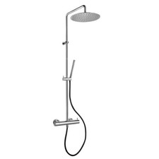 Colonna Doccia Sunset Jacuzzi con Miscelatore Termostatico Soffione Tondo Ø 25 +