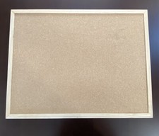 BACHECA PANNELLO IN SUGHERO MISURA 60X45 cm CON CORNICE IN LEGNO CHIARO