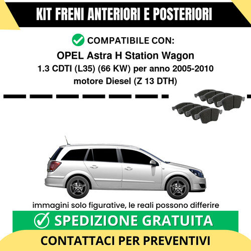 Pastiglie freno ant post - pastiglie,