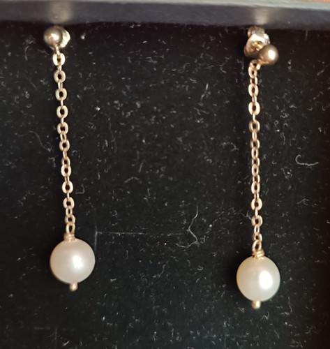 Orecchini pendenti oro con - in,