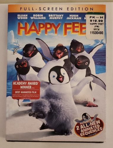 Happy feet w slipcover - happy, (dvd)