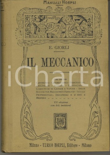 1915 manuali hoepli - 1915, ing.