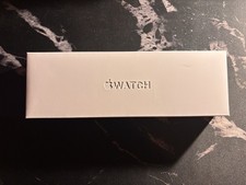 Smartwatch stile Apple Watch con scatola e cinturino nero