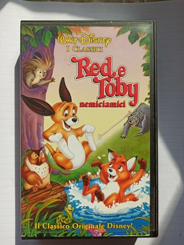 Vhs red toby walt disney - toby,