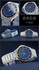Elegante Orologio Osco Acciaio