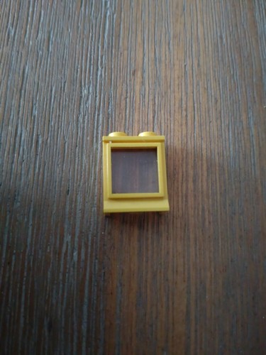 Lego finestra giallo 1x2x2 - finestra,