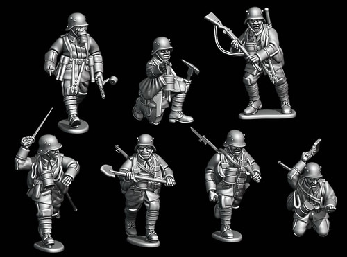 Ww1 28mm sturmtruppe - 28mm,
