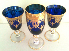 3 Calici in cristallo di