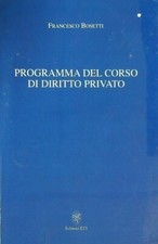PROGRAMMA DEL CORSO DI DIRITTO