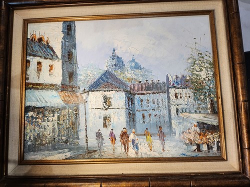 Meraviglioso dipinto olio - , su