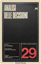ANALISI DELLE DECISIONI di