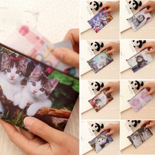 Sacca Da Parete Del Portafoglio Menta Con Cartone Animato Polde Grey Gatto ☆