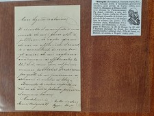 RUGGIERO BONGHI AUTOGRAFO