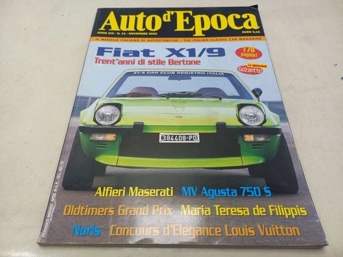 Auto depoca novembre - novembre, 2002