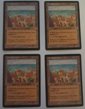 4x Rishadan Port HP Playset Maschere Mercadiane MTG Magic the Gathering