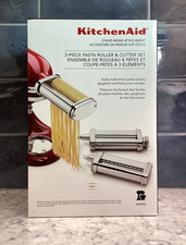 KitchenAid Supporto Mixer Attacco 3 Pezzi Rullo Pasta e Tagliere Set KSMPRA NUOVO